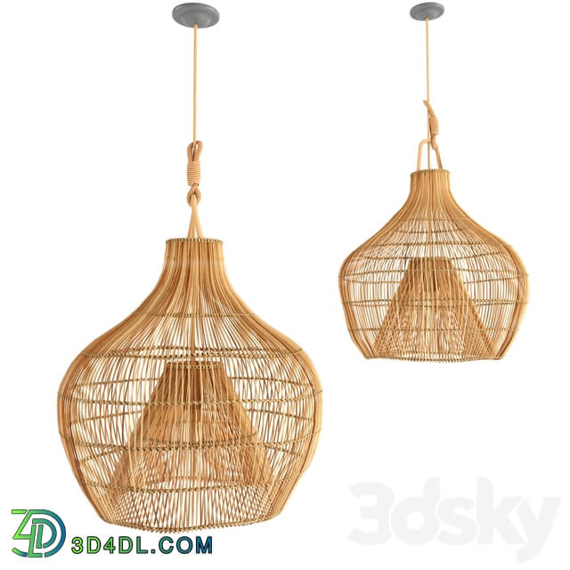 Chandelier - Rattan Lamp Bamboo 28