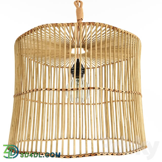 Chandelier - Bamboo Rattan Lamp 26