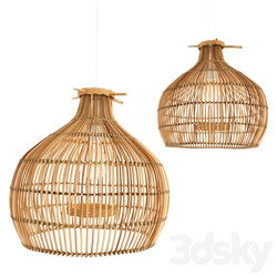Chandelier - Rattan Lamp Bamboo 28 