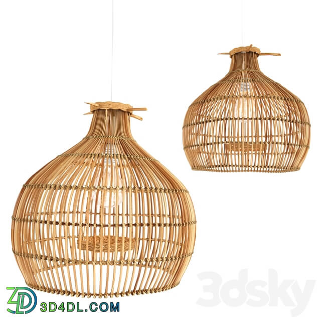 Chandelier - Rattan Lamp Bamboo 28