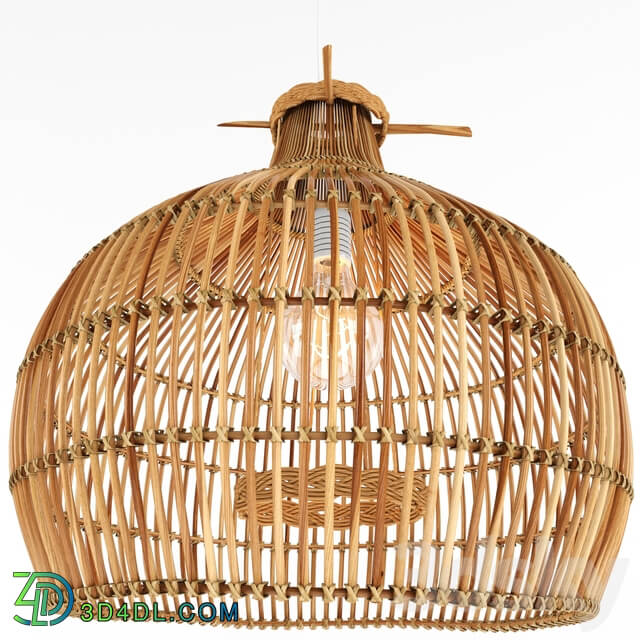 Chandelier - Rattan Lamp Bamboo 28