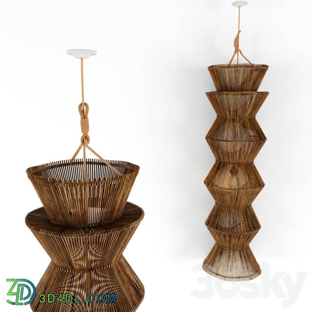 Chandelier - Bamboo Lamp 33