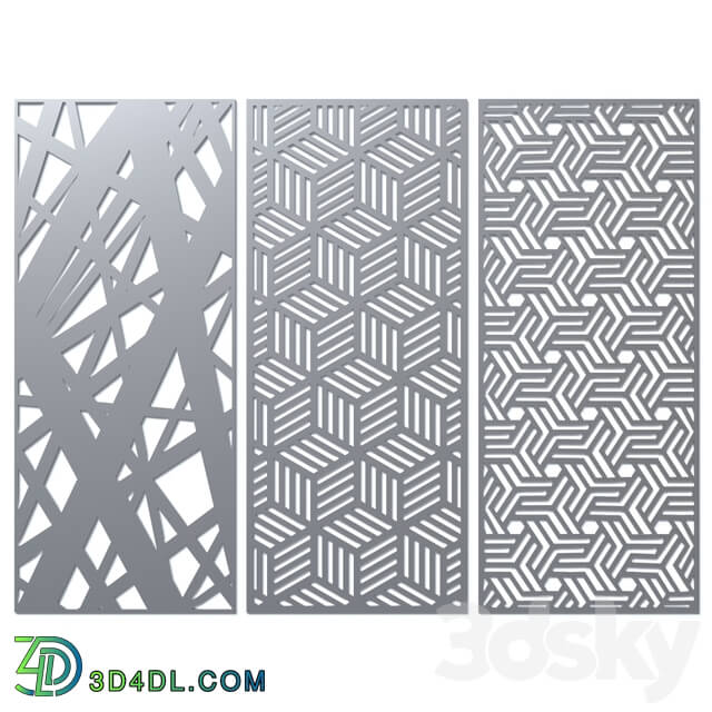 Facade element - Decorative ventilation grilles
