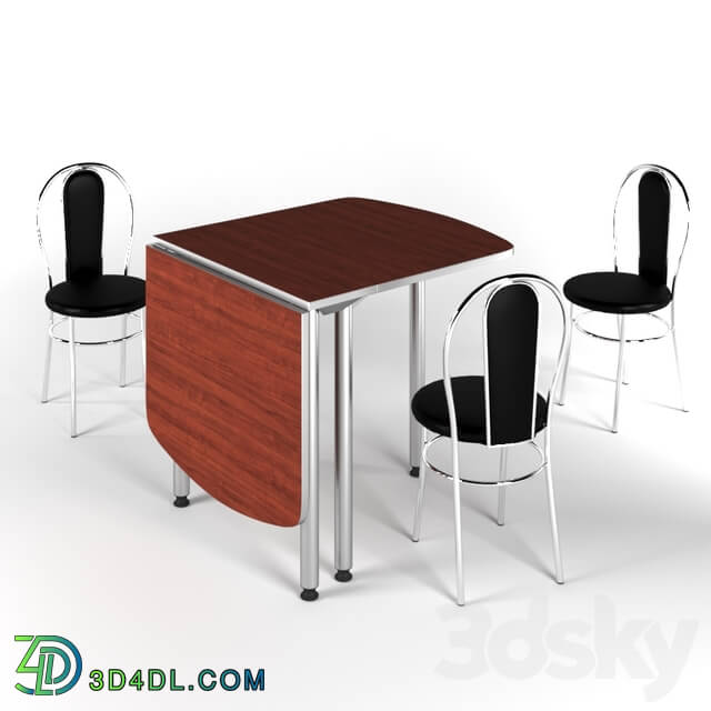 Table _ Chair - Nowy_Styl_Florino_Chrome _ T-BOOK