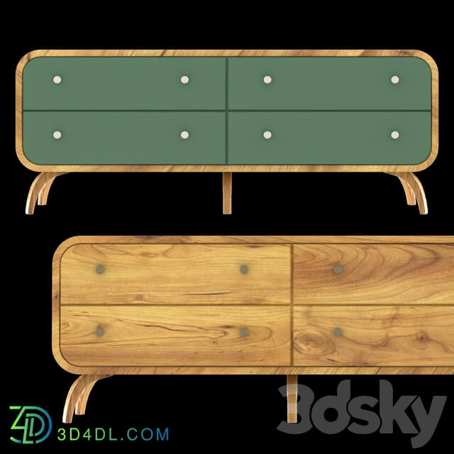 Sideboard _ Chest of drawer - Ellipse chest of drawers from Etagerca