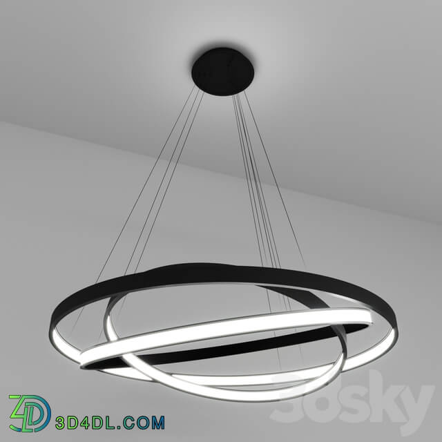 Chandelier - Pendant lamp ULIGHT haloin _3 rings_