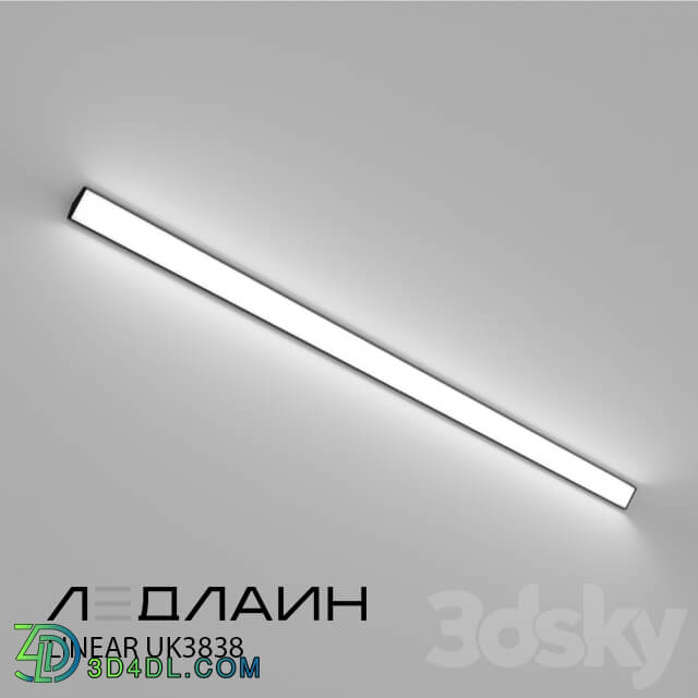Technical lighting - Pendant Lamp Linear Uk3838 _ Ledline