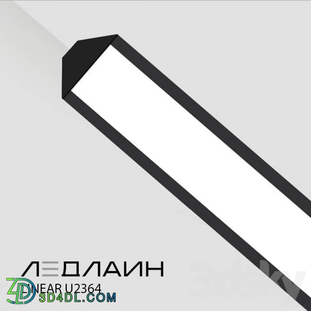 Technical lighting - Pendant Lamp Linear U2364 _ Ledline