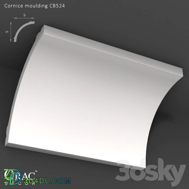 Decorative plaster - OM Cornice Orac Decor CB524