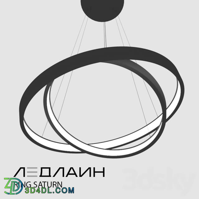 Chandelier - Ring Lamp Ring Saturn _ Ledline