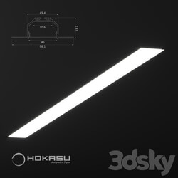 Spot light - Linear luminaire HOKASU 49_32 edgeless 