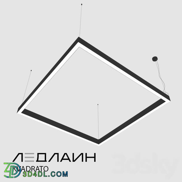 Technical lighting - Square Luminaire Kvadrato _ Ledline