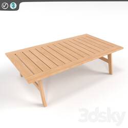 Table - Low garden furniture EXOTAN Lucca - Part 3 - Table 