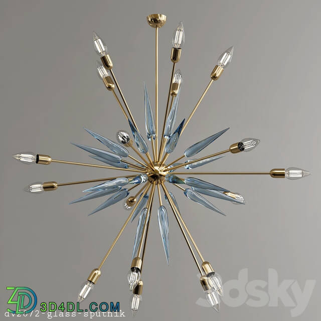 Chandelier - dv2072_glass_sputnik