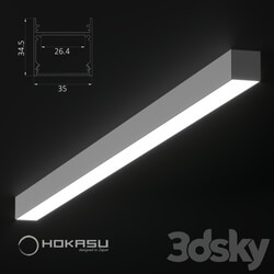 Ceiling lamp - Linear lamp HOKASU S35 _surface-mounted_ 