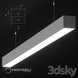 Ceiling lamp - Linear lamp HOKASU S50 _pendant_ 