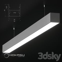 Technical lighting - Linear lamp HOKASU S50 Up _ Down _suspended_ 