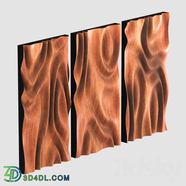 Other decorative objects - Carved wood panels