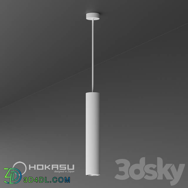 Chandelier - Pendant lamp HOKASU Tube Hang White