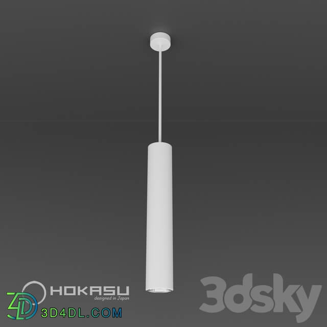 Chandelier - Pendant lamp HOKASU Tube Hang White