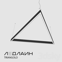 Technical lighting - Triangular Lamp Triangolo _ Ledline 