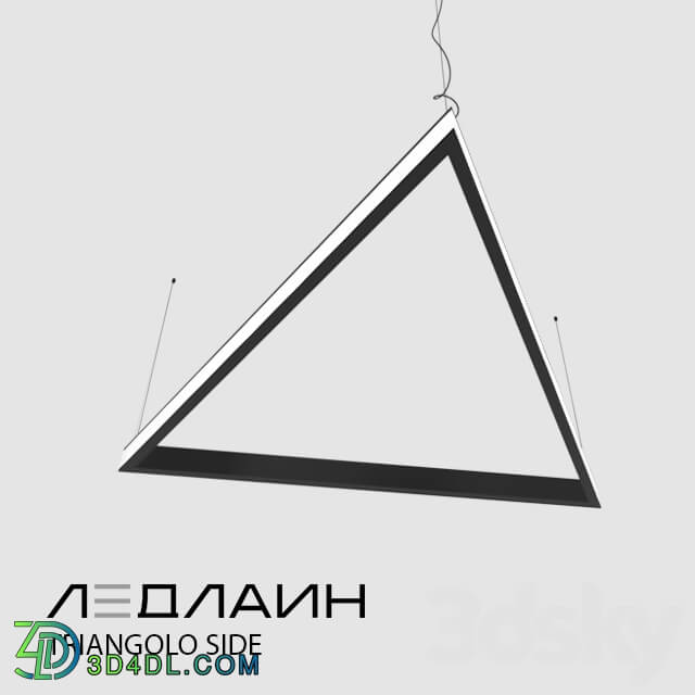 Technical lighting - Triangular Lamp Triangolo Side _ Ledline