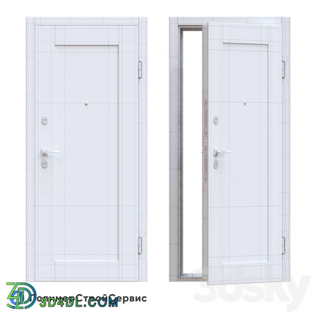 Doors - Front door Scandinavian style _Skandi-31_ - PSS