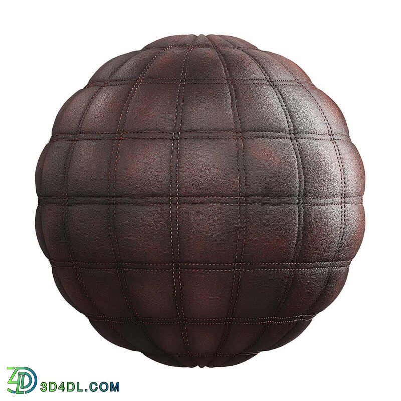 CGaxis Textures Physical 2 Fabrics quilted brown leather 26 84