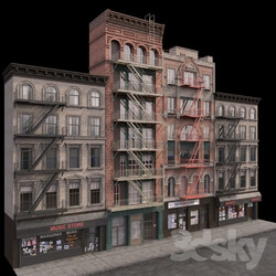New York Brooklyn buildings fasads 
