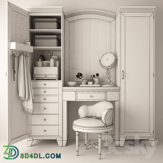 Dressing table I Dressing table 02 Dressing table 3D Models