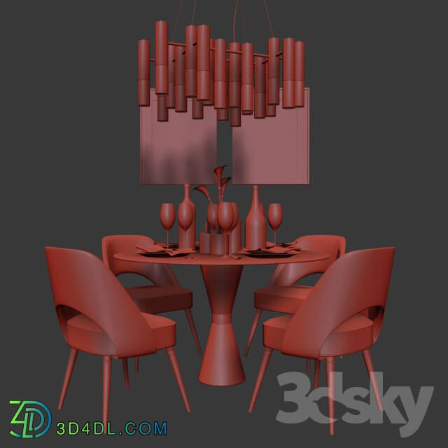 Table Chair Dinning Set 11