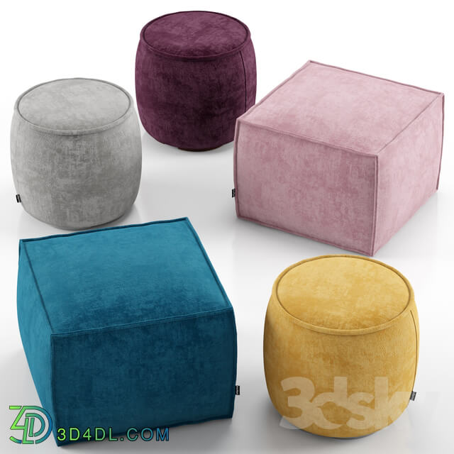 Other soft seating - Muffin and Soap ottoman - Calligaris