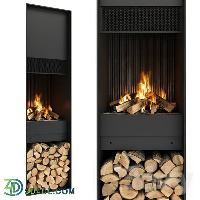 Fireplace - Fireplace and firewood