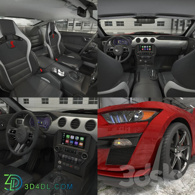 Transport - Ford Mustang Shelby GT500 2020 with HQ Interior