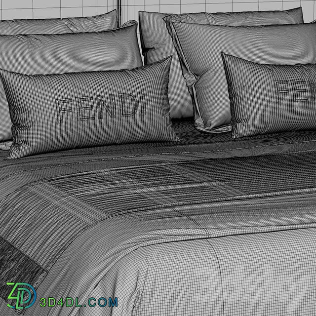 Bed Bed fendi ICON BED