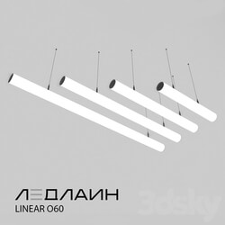 Chandelier - Pendant Lamp Linear О60 _ Ledline 