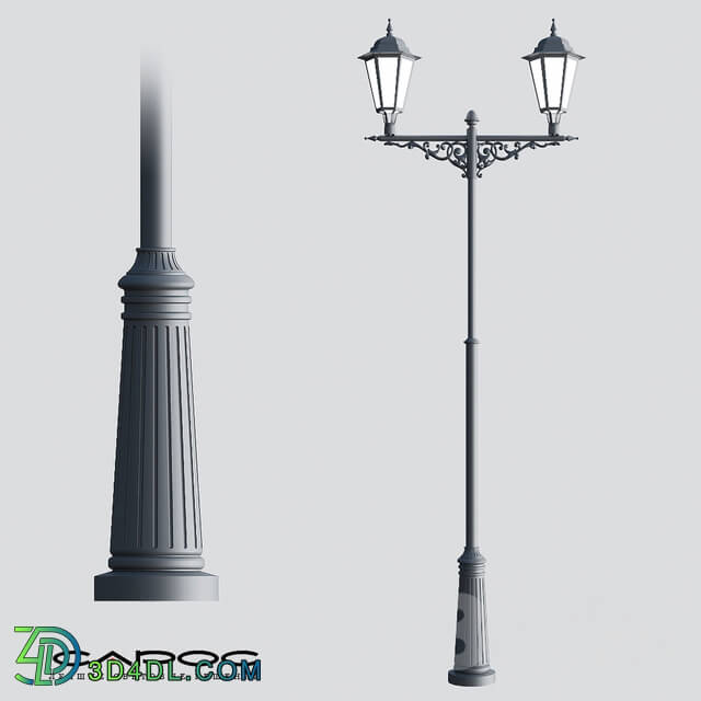 Street lighting - Street Decorative Cast Support Ligovo 05
