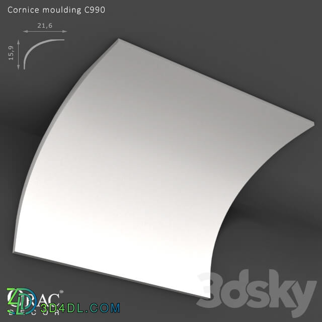 Decorative plaster - OM Cornice Orac Decor C990