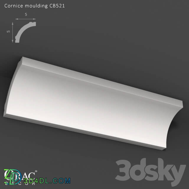 Decorative plaster - OM Cornice Orac Decor CB521
