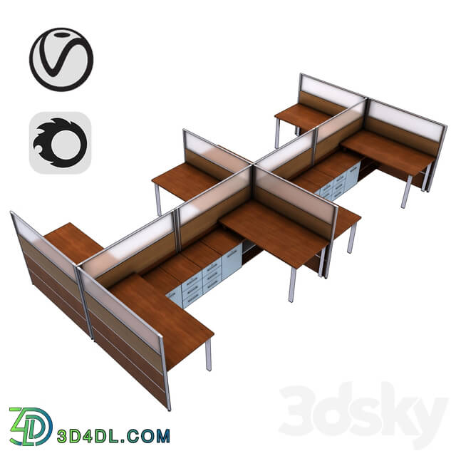 Office furniture - Modern office desk 2