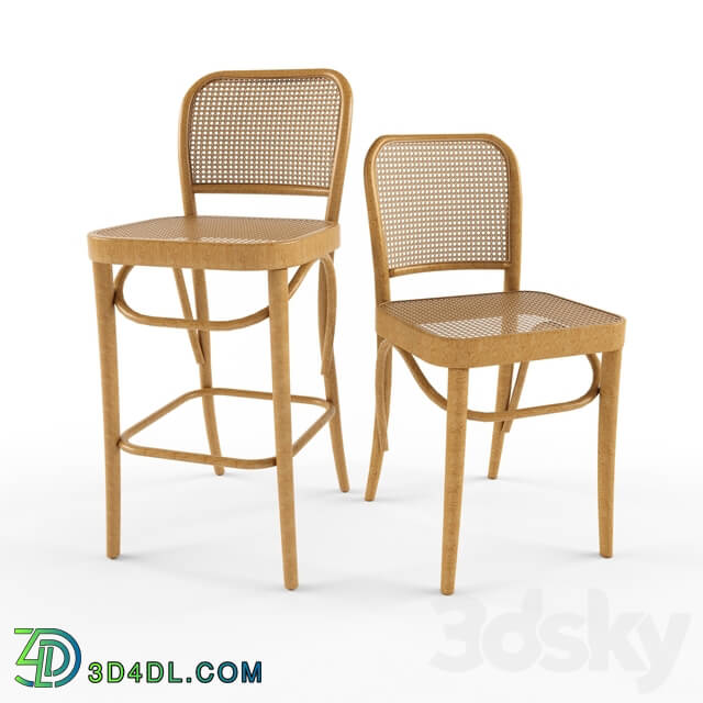 Chair - Rattan Barstool Rattan Dining Chair