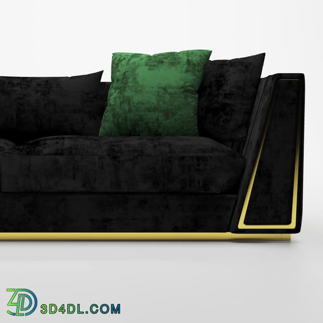 Sofa - Modern black sofa