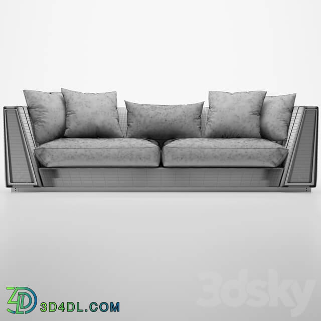 Sofa - Modern black sofa