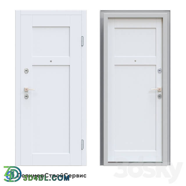 Doors - OM Entrance door Scandinavian style _Skandi-33_ - PSS