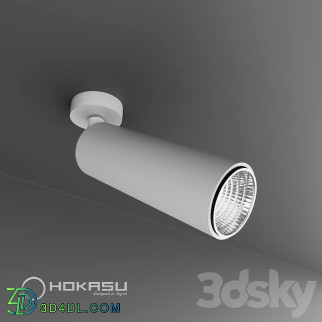 Ceiling lamp - Surface mounted lamp HOKASU Tube ON White