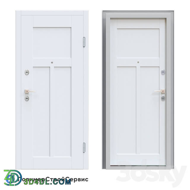 Doors - OM Front door Scandinavian style _Skandi-35_ - MSS