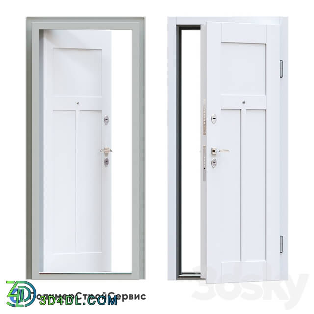 Doors - OM Front door Scandinavian style _Skandi-35_ - MSS