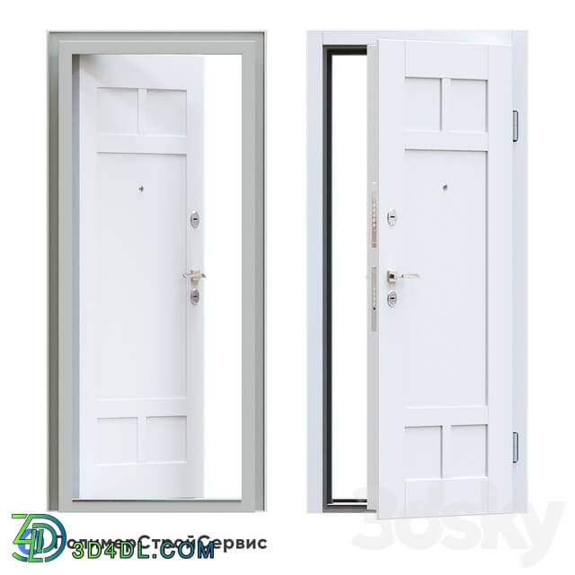 Doors - OM Front door Scandinavian style _Skandi-38_ - MSS