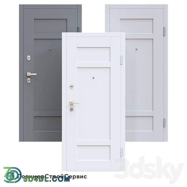 Doors - OM Front door Scandinavian style _Skandi-40_ - MSS