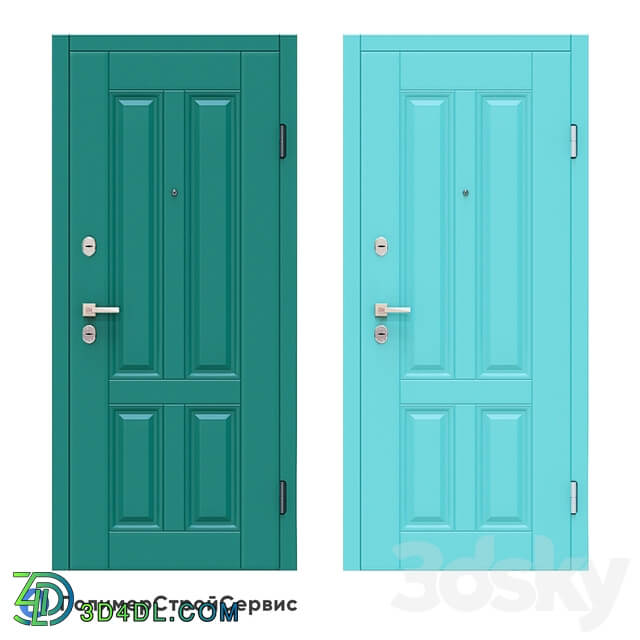 Doors - OM Entrance door Neoclassic _Vinorite-23_ - PSS